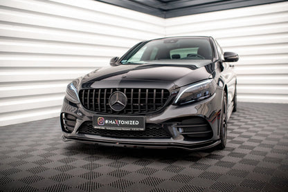 Mercedes C-Klasse AMG-Line Facelift - Frontspoiler - Frontlippe V.1