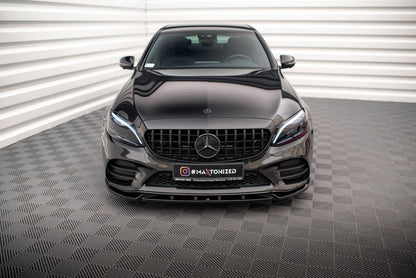 Mercedes C-Klasse AMG-Line Facelift - Frontspoiler - Frontlippe V.2