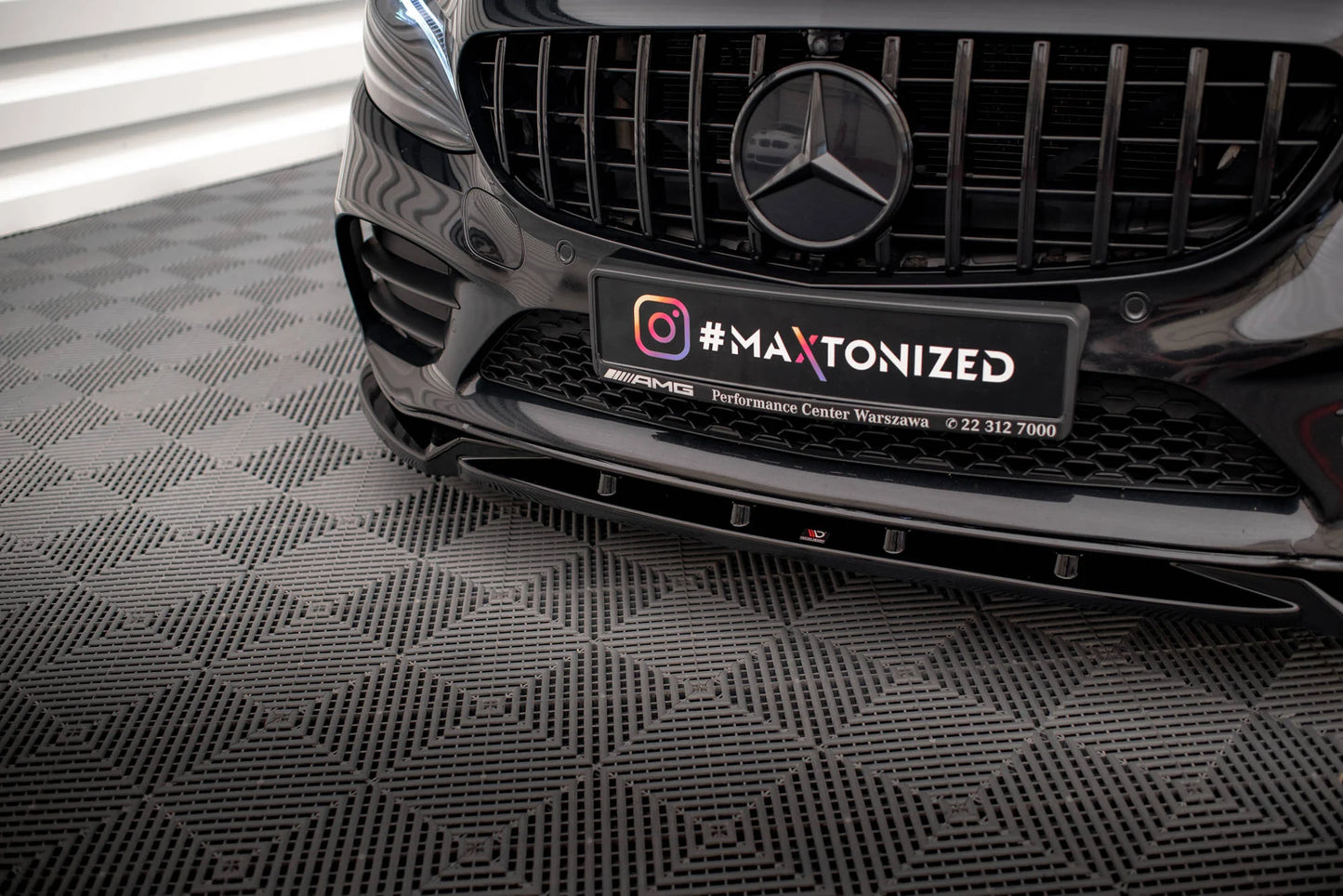 Mercedes C-Klasse AMG-Line Facelift - Frontspoiler - Frontlippe V.2