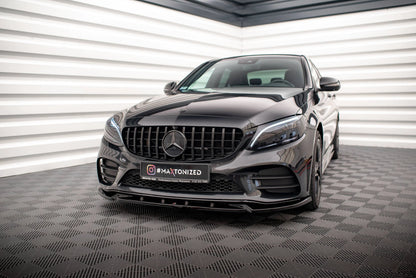 Mercedes C-Klasse AMG-Line Facelift - Frontspoiler - Frontlippe V.2