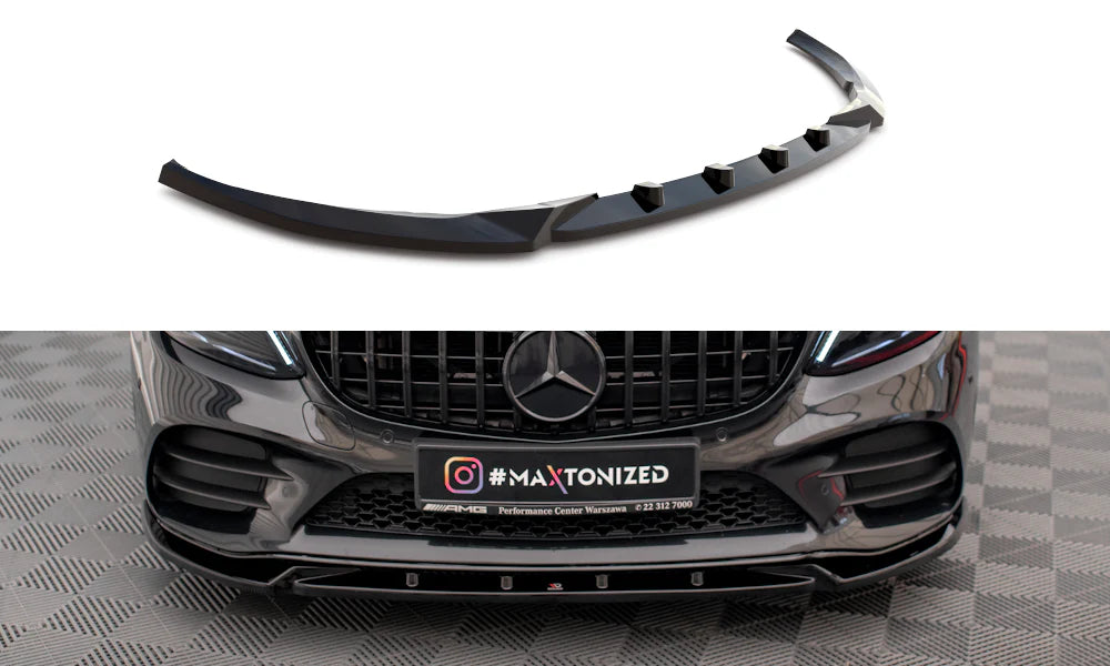 Mercedes C-Klasse AMG-Line Facelift - Frontspoiler - Frontlippe V.2