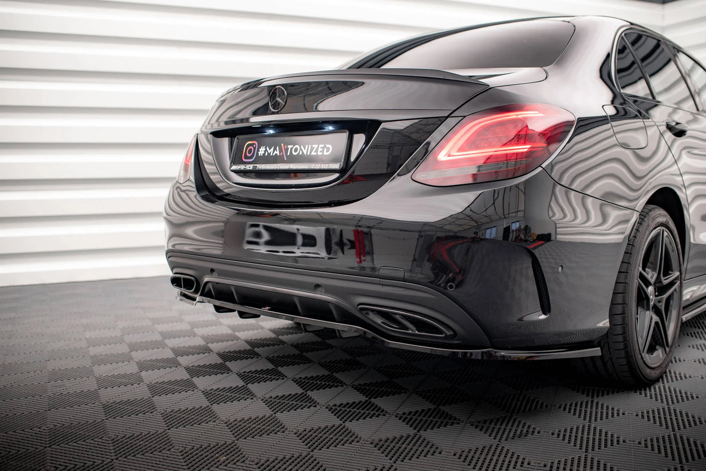 Mercedes C-Klasse AMG-Line Facelift - Heck Ansatz