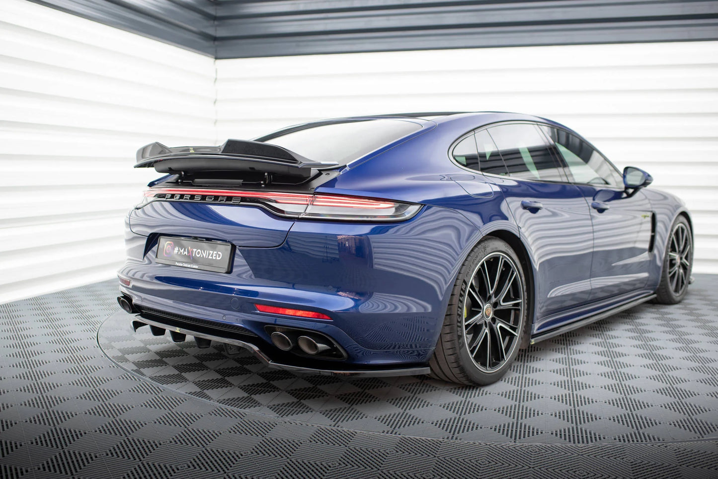 Porsche Panamera E-Hybrid Facelift - 3D Heck Spoiler
