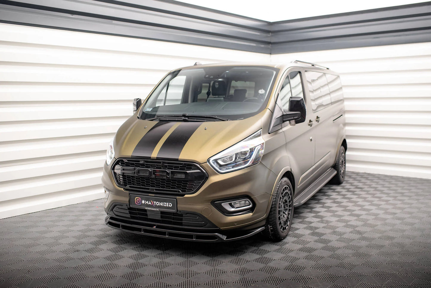 FORD Transit Custom Mk1 Facelift - Frontspoiler - Frontlippe V.2