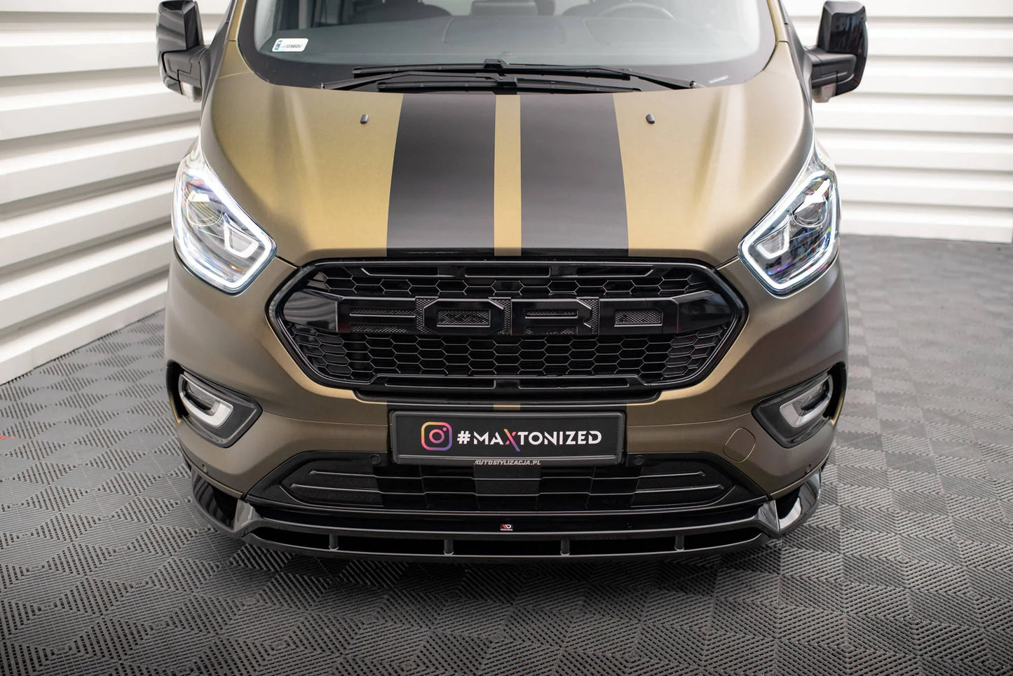 FORD Transit Custom Mk1 Facelift - Frontspoiler - Frontlippe V.2