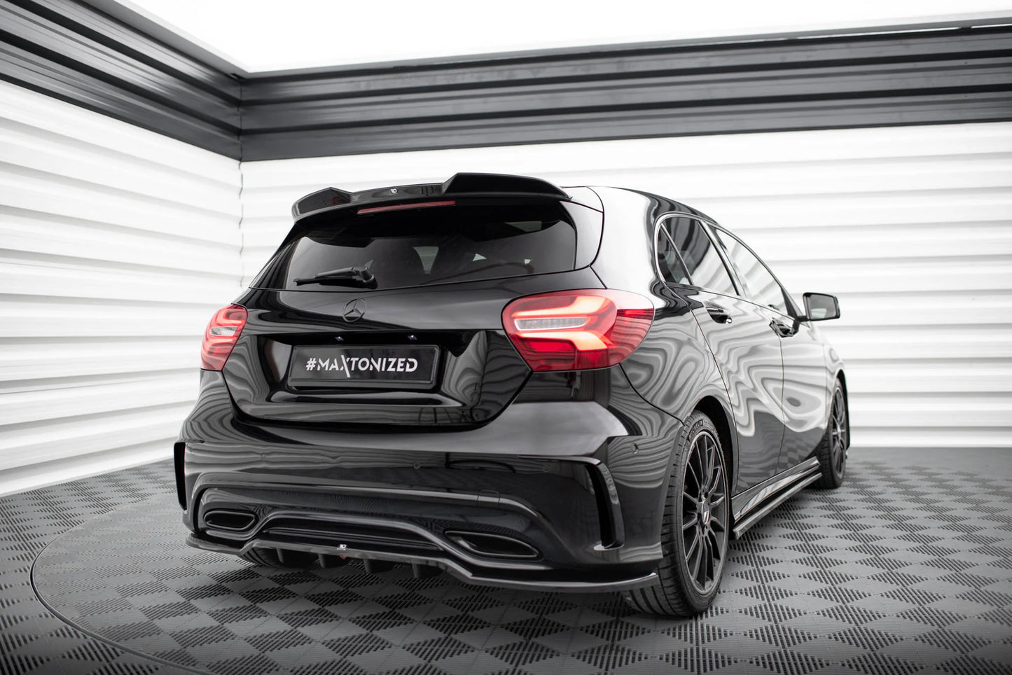 Mercedes A-Klasse AMG-Line Facelift - 3D Heck Dachspoiler