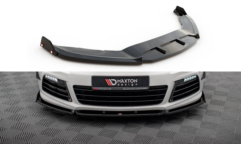 VW Scirocco R - Frontspoiler - Frontlippe V.3 + Flaps