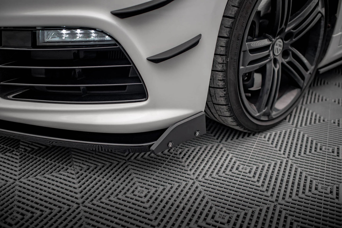 VW Scirocco R - Frontspoiler - Frontlippe V.3 + Flaps