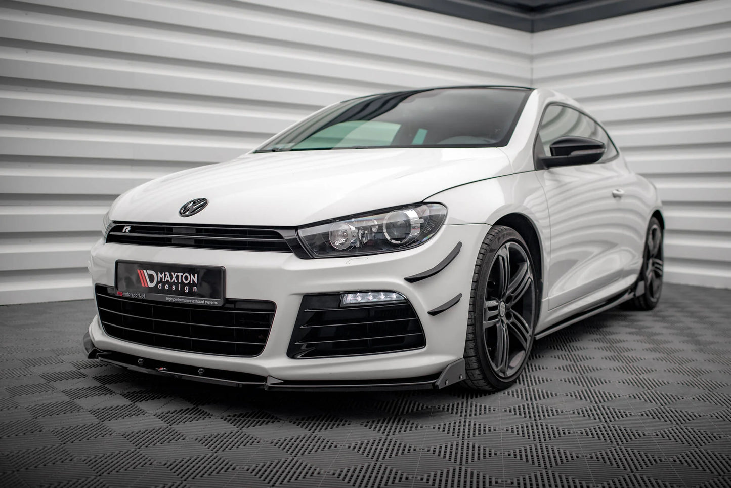 VW Scirocco R - Frontspoiler - Frontlippe V.3 + Flaps