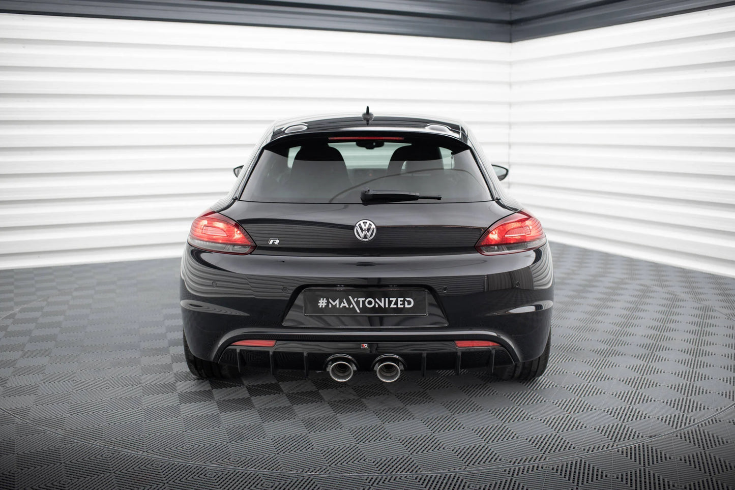 VW Scirocco R - Heck Diffusor Aufsatz V.3