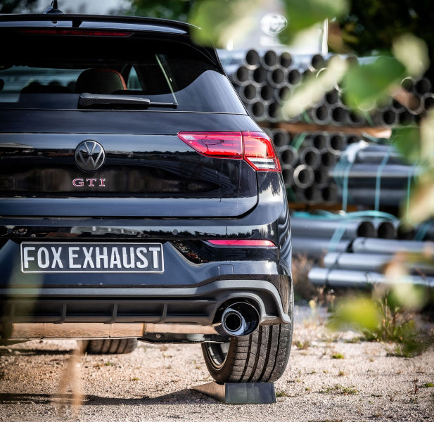 VW Golf 8 GTI Clubsport - Fox Duplex Performance Auspuff Anlage ab OPF Ø 80mm