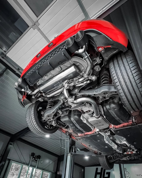 VW Golf 7.5 R - EGO-X ø 76mm Duplex Performance Auspuff Anlage