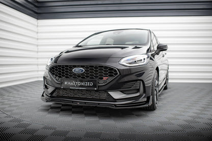 Ford Fiesta ST Mk8 Facelift - Frontspoiler - Frontlippe V.4 + Flaps