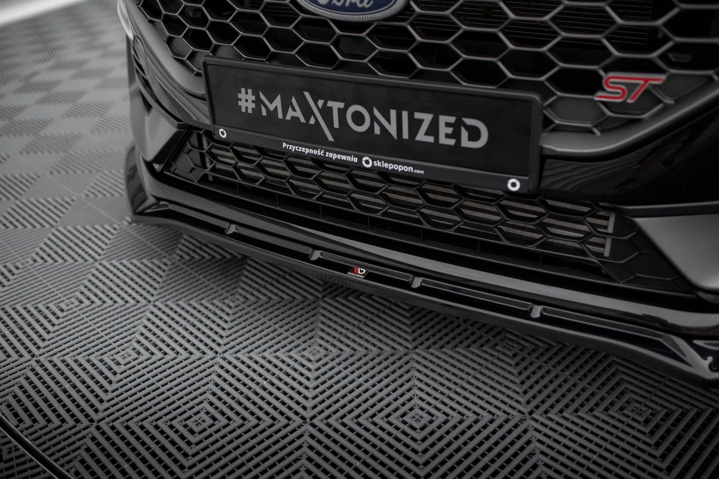 Ford Fiesta ST Mk8 Facelift - Frontspoiler - Frontlippe V.4 + Flaps