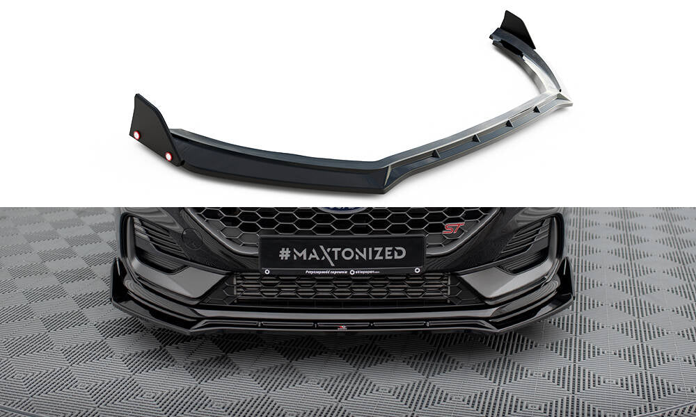 Ford Fiesta ST Mk8 Facelift - Frontspoiler - Frontlippe V.4 + Flaps