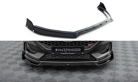 Ford Fiesta ST Mk8 Facelift - Frontspoiler - Frontlippe V.4 + Flaps
