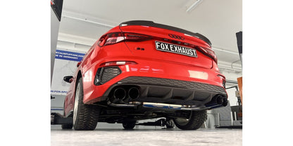 Audi S3 Limousine - Fox Duplex Performance Auspuff Anlage ab OPF Ø 76mm