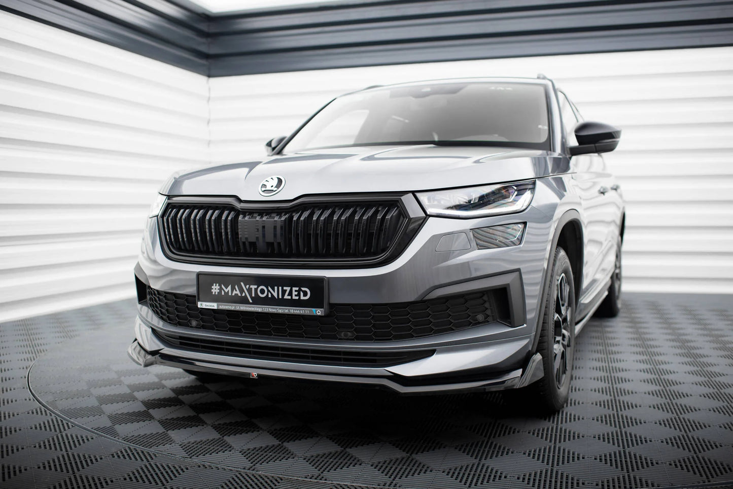 Skoda Kodiaq Sportline Facelift - Frontspoiler - Frontlippe V.2