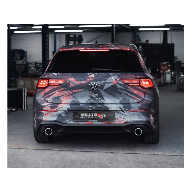 VW Golf 8.5 GTI - Duplex Performance Auspuff Anlage ab OPF Ø 80mm
