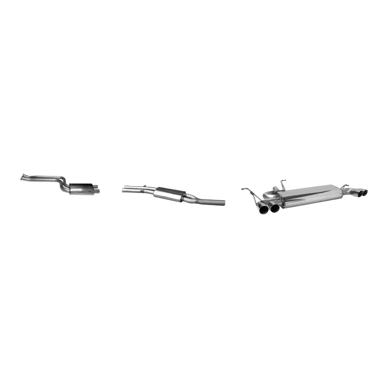 BMW E46 Compact - Bastuck Duplex Performance Auspuff Anlage ab Katalysator V.3 - Bild 1