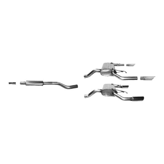 Renault Clio 3 RS 145kw - Bastuck Duplex Performance Auspuff Anlage ab Kat. - Bild 1