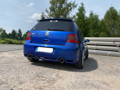 Fox VW Golf 4 R32 - Duplex Performance Auspuff Anlage ab Kat