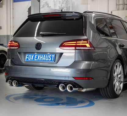 VW Golf 7 R Variant Facelift - Fox Duplex Performance Auspuff Anlage ab Kat