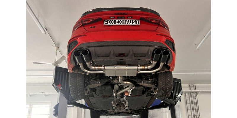 Audi S3 Limousine - Fox Duplex Performance Auspuff Anlage ab OPF Ø 76mm