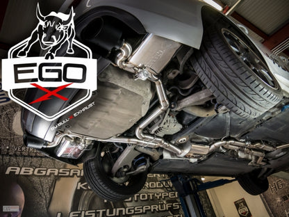 Audi A5 Sportback - EGO-X Duplex Performance Auspuff Anlage ab Kat