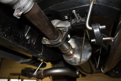Nissan Navara - Fox Halbauspuffanlage ab Kat Sidepipe