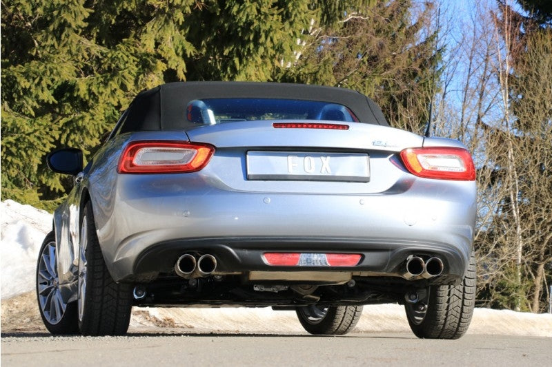 Fiat 124 Spider - Fox Duplex Performance Auspuff