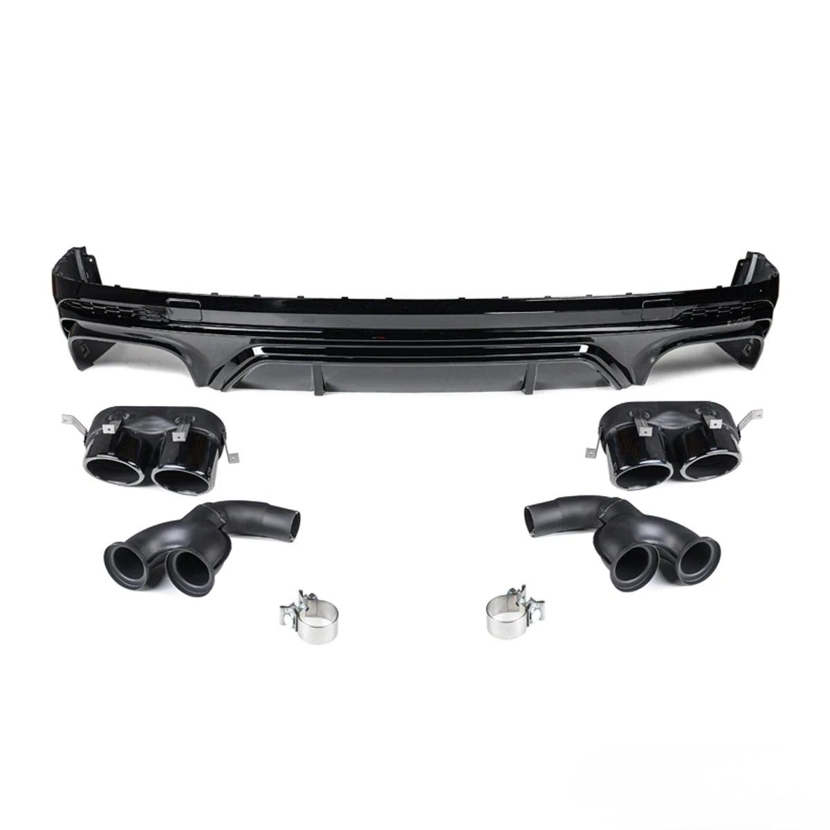 Audi Q5 S-Line/SQ5 - Heck Diffusor + Auspuffblenden