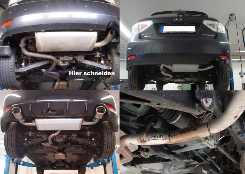 Subaru Impreza - Fox Duplex Performance Auspuff