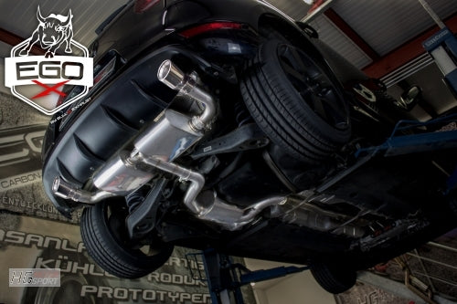 VW Scirocco R - EGO-X Duplex Performance Auspuff Anlage ab Kat