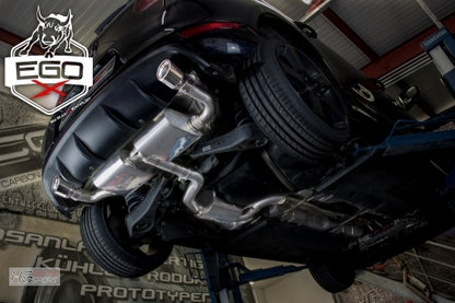 VW Scirocco R Facelift - Bull-X Duplex Performance Auspuff Anlage ab Kat