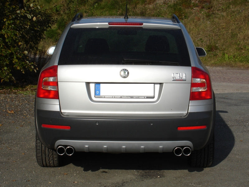 Skoda Octavia 4x4 + Scout - Fox Duplex Performance Auspuff