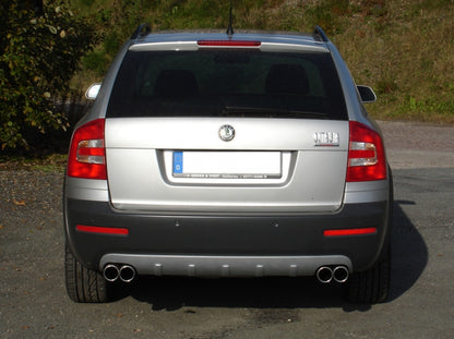 Skoda Octavia 4x4 + Scout - Fox Duplex Performance Auspuff