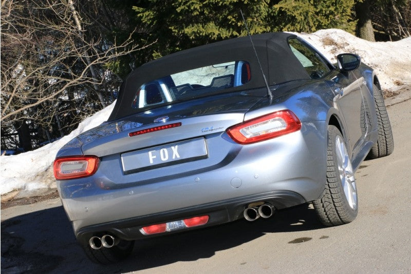 Fiat 124 Spider - Fox Duplex Performance Auspuff