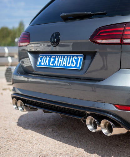 VW Golf 7 R Variant Facelift - Fox Duplex Performance Auspuff Anlage ab Kat