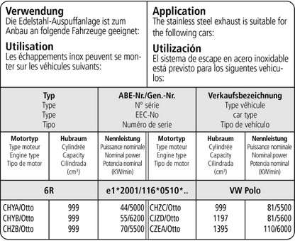 vw-polo-bastuck-performance-auspuff-anlage-ab-kat-vp6c-ba1-kom1 - Verwendungsbild