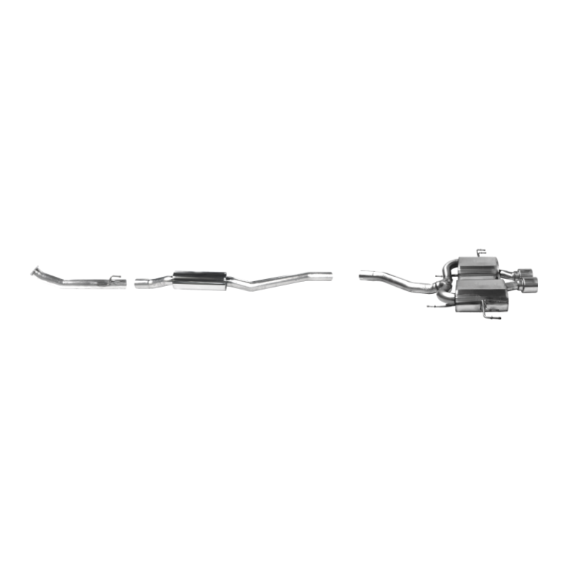 Honda Civic - Bastuck Performance Auspuff Anlage ab Kat. - Bild 1