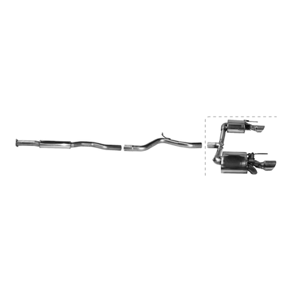 Opel Insignia - Bastuck Duplex Performance Auspuff Anlage ab Kat - Bild 1