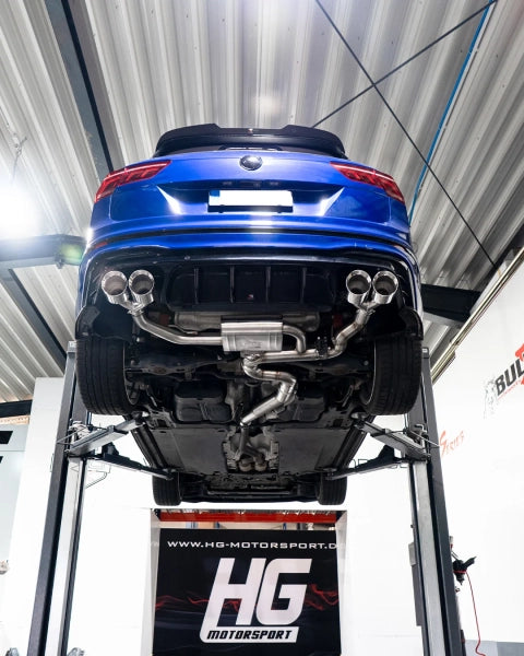 VW Tiguan R - EGO-X Duplex Performance Auspuff Anlage ab OPF ø 89mm