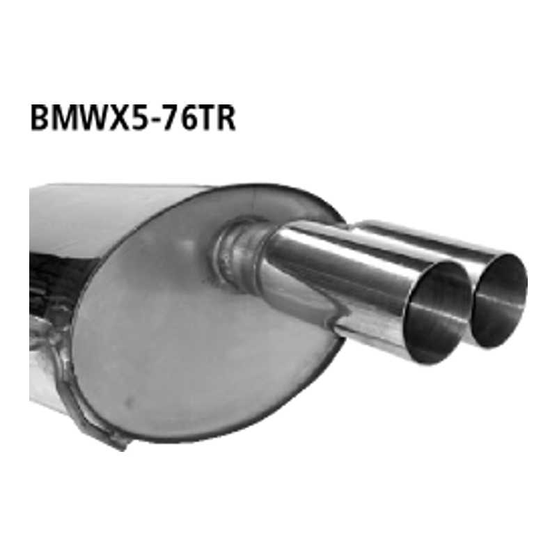 BMW X5 4.6is - Bastuck Duplex Performance Auspuff - Bild 2