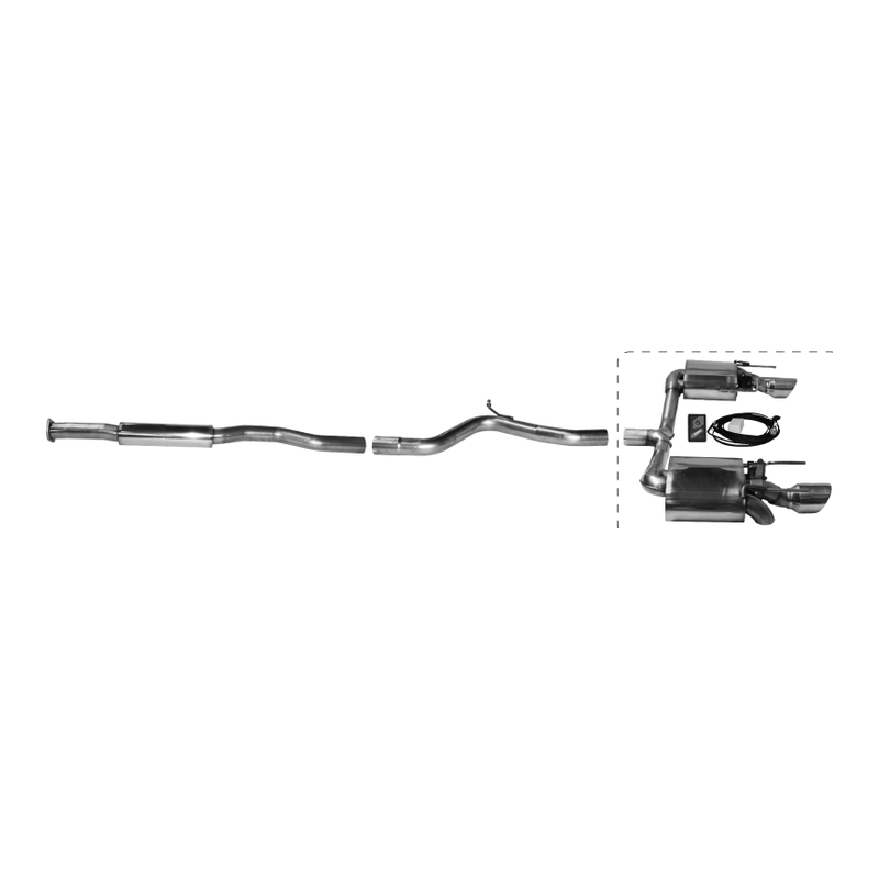 Opel Insignia - Bastuck Duplex Performance Auspuff Anlage ab Kat (Gps) - Bild 1