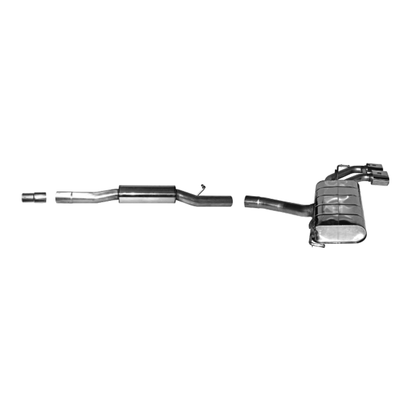 Hyundai Tucson - Bastuck Performance Auspuff Anlage ab Katalysator - Bild 1