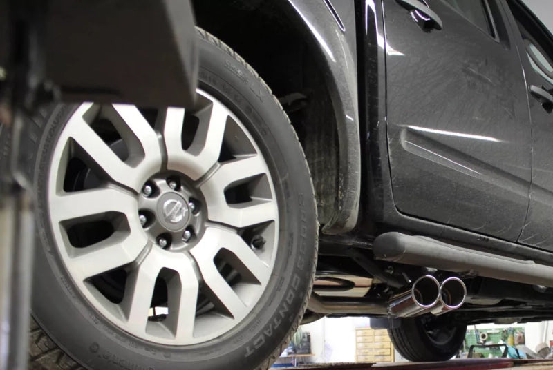 Nissan Navara - Fox Halbauspuffanlage ab Kat Sidepipe
