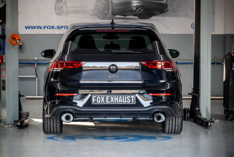 VW Golf 8 GTI Clubsport - Fox Duplex Performance Auspuff Anlage ab OPF Ø 80mm