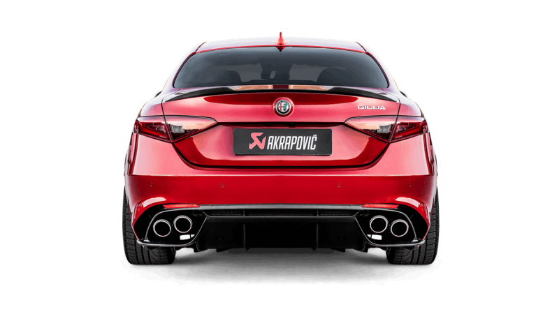 ALFA ROMEO GIULIA QUADRIFOGLIO - AKRAPOVIC DUPLEX SPORTAUSPUFF ANLAGE