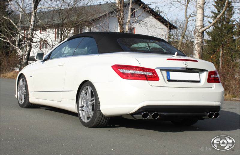 Mercedes E-Klasse Cabrio - Fox Duplex Performance Auspuff